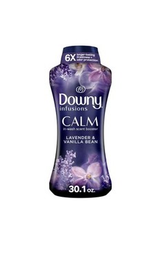 Downy Infusions CALM In Wash Scent Boosters Lavender Vanilla 30.1 Ounce
