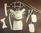 Complete set WHITE Horse Tack & Manual Marx Johnny West Thunderbolt Saddle Flame