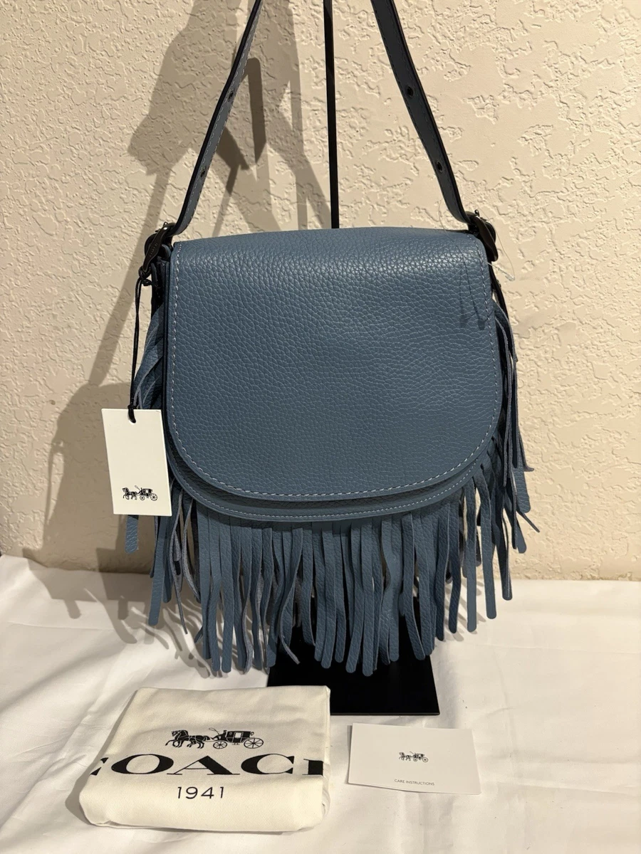 Coach Fringe Blue Bags & Handbags for Women for sale | eBay