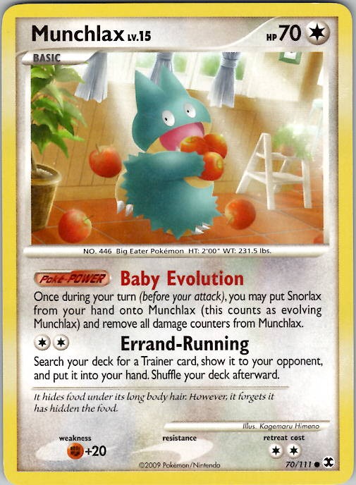 Munchlax (70) Rising Rivals 70/111 Normal LP/NM