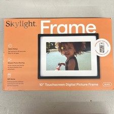 Skylight Frame 10" Touchscreen Digital Photo Frame - Black New Open Box