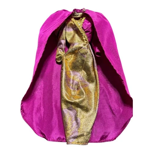 Vintage Barbie 1984 Oscar De La Renta Collector Series 9260 Purple Gold No Shoes