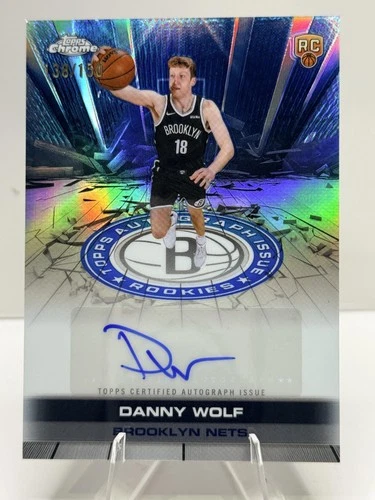 2025 Topps Chrome Danny Wolf Chrome Rookie Autographs (RAW)