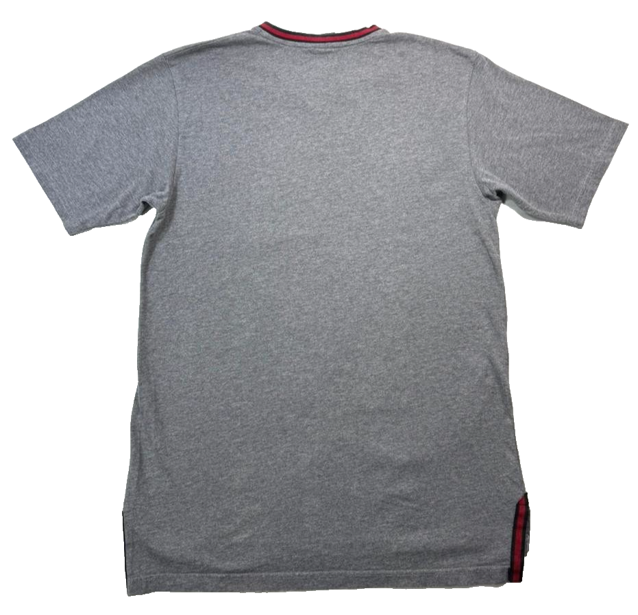 Vintage 90S Polo Sport Ralph Lauren V-Neck T-Shirt In Grey - Size