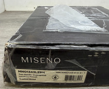 Miseno MNO1343LZBN Mia Widespread Faucet with Brass Drain, PVD Brushed Nickel