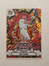2025 Donruss Bomb Squad Jim Thome #12 Red Xplosion 59/99 Philadelphia Phillies