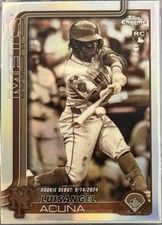 2025 Topps Chrome - Luisangel Acuna #56 Sepia Refractor (RC)