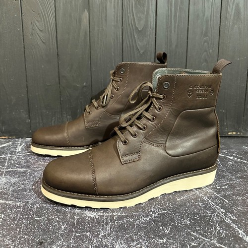 G-STAR RAW Men's Leather Brown Boots Size 44 EU 11 US 10 UK - Picture 3 of 14