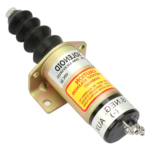 12V Steel Housing Engines Shut Off Stop Solenoid Replacement Kit 1504-12C2U1B1S1