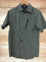 Berghaus Green Check Short Sleeve Button Up Shirt