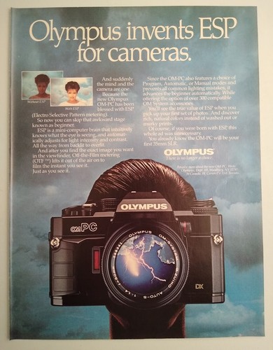 1985 Olympus ESP Camera Original Print Ad - Photography - Picture 2 of 2