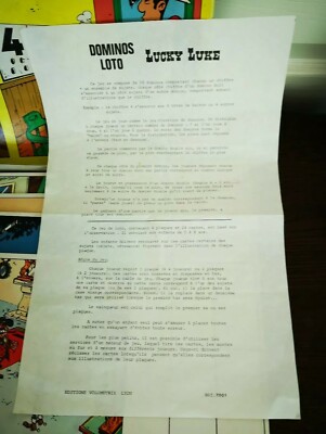 Jeu De Domino Lucky Luke - Édition Volumetrix 1984 - Collector - Occasion