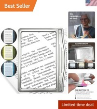 5X Magnification LED Page Magnifier with Anti-Glare Lens - Reading Aid for Se...