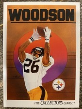 1991 Upper Deck Football Rod Woodson #98 The Collector’s Choice Steelers HOF