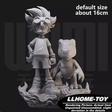 Anime Cute Boy Dragon Monster Resin 3D Print GK Figure DIY Model Unpainted