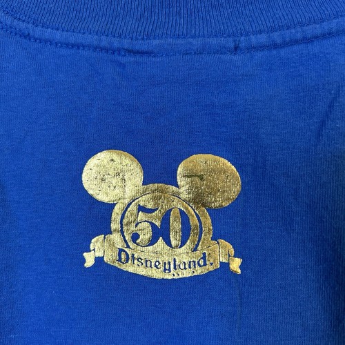 Vintage 90’s Walt Disney World Mickey Mouse Cartoon Shirt XL Blau - Bild 4 von 9