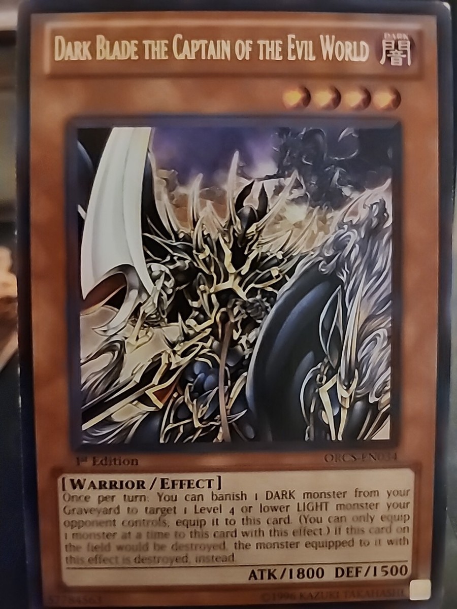 Dark Blade the Captain of the Evil World-1st Edition-Rare Foil