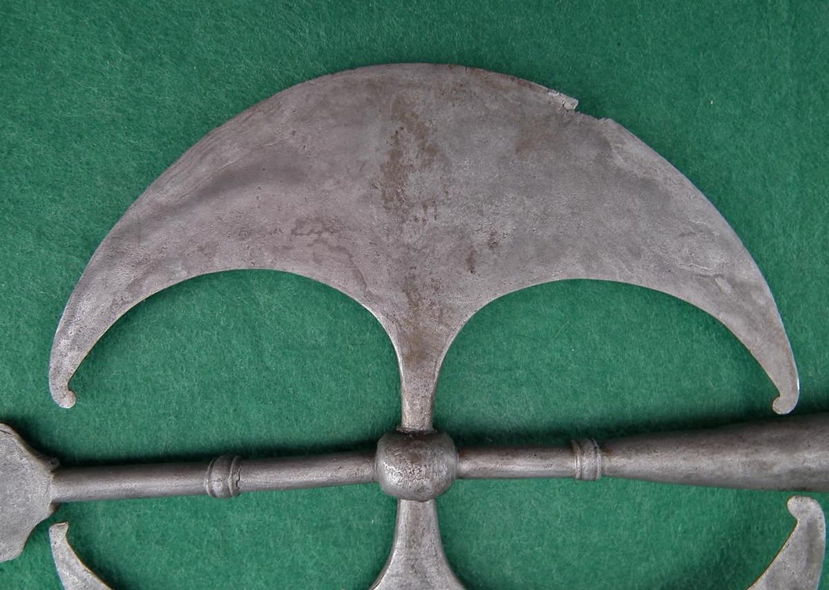 Antique 17th Century Islamic Turkish Ottoman Janissary Axe to