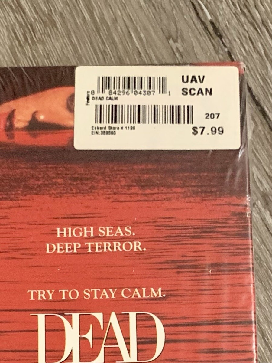 Vintage Dead Calm Video Horror Thriller VHS Movie Nicole Kidman