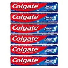 Colgate Cavity Protection Toothpaste with Fluoride - 2.5 ounce Pack Of 6