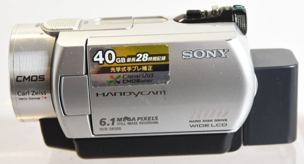 SONY DCR-SR300 Handycam Digital Video Camera Recorder Silver