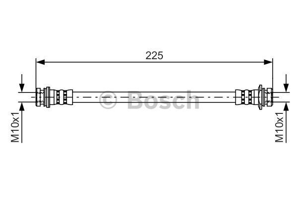 BOSCH 1987481387 Flessibile del freno