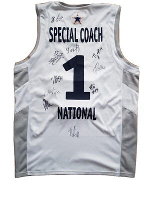 SPALDING Trikot ALLSTAR DAY Trier Basketball Weiß Signiert Gr. M Neu Coach