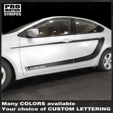 Dodge Dart 2013-2018 Side Accent C-Stripes Decals (Choose Color)