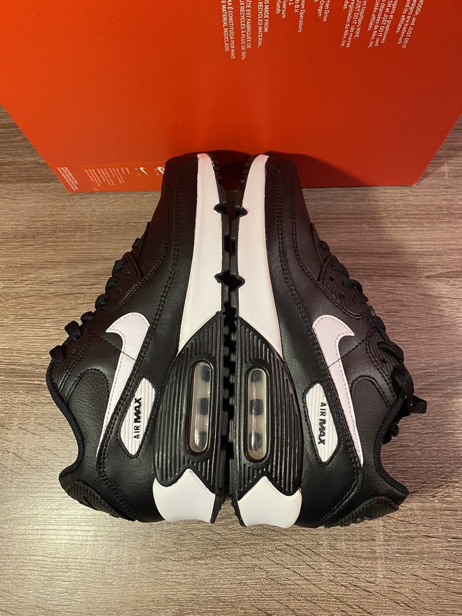 Size 5.5 (GS) - Nike Air Max 90 Low Black White - CD6864-010 for