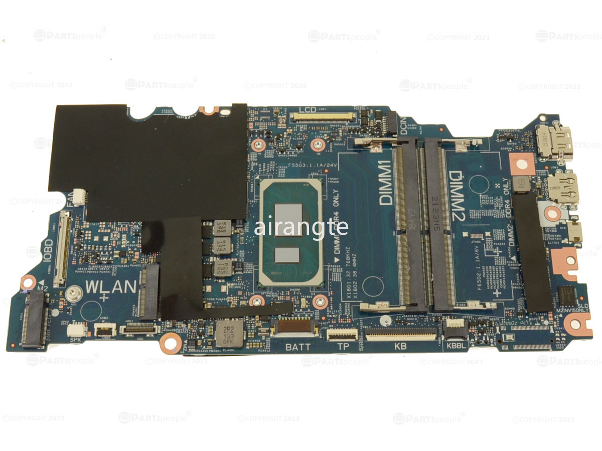 For Dell Latitude 3520 Motherboard 213047-1 5J32W W/ i3-1125G4 2GHz CPU ...
