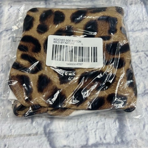 Soma bikini size large rouched sides animal print - Picture 4 of 12