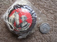 ORIGINAL ROY ROGERS and Trigger YO-YO NEAR MINT Brown/maroon