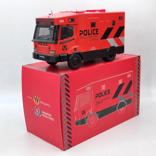 1/24 IXO POLWEL Fuerza de Policía de Singapur SPF/SOC Vehículo Táctico Modelo Diecast - Imagen 2 de 8