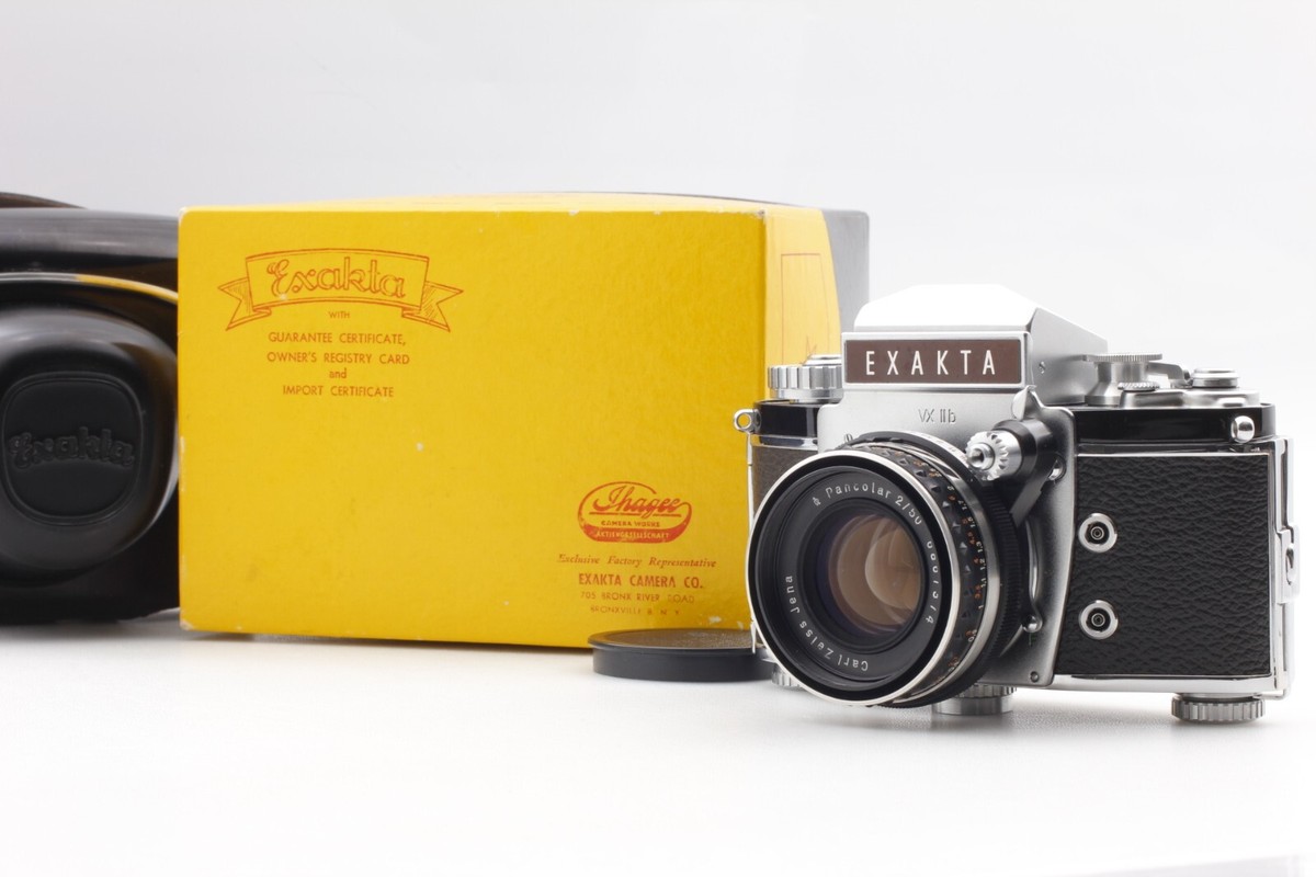 フィルムカメラ 15960 zeiss Jena 50mm EXAKTA Varex II b Full Set! [MINT in BOX] EXAKA VX Varex IIB + Zeiss Jena Pancolar