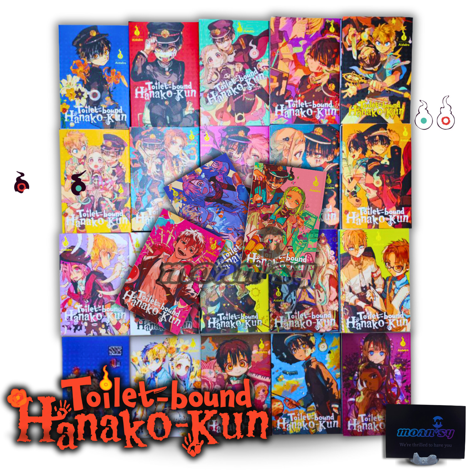 Cómics Toilet Bound Hanako Kun manga inglés único volumen 0-21 nuevos por AidaIro