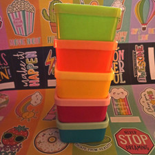 2 Stück Aufbewahrungsboxen Mit Bambusdeckel - Kleinquadratisch Für Büro & Haushalt