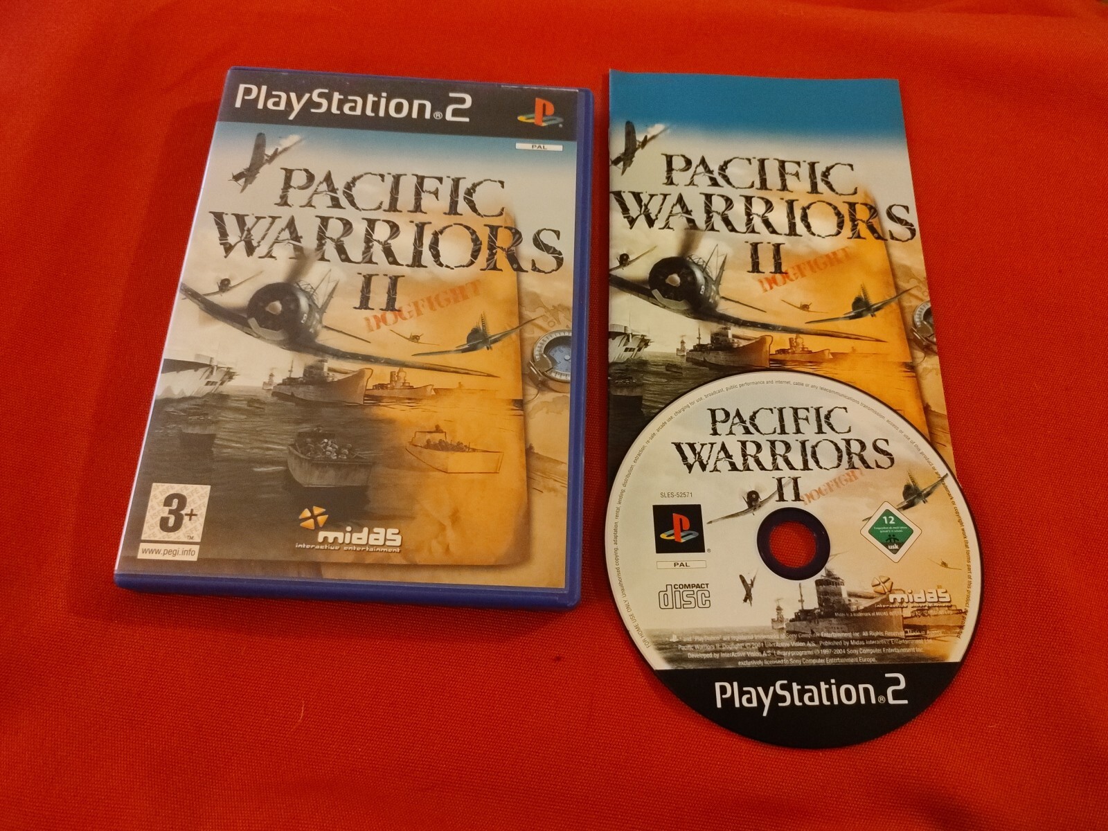 PACIFIC WARRIORS 2 II DOGFIGHT PLAYSTATION 2 PS2 SONY JEU COMPLET PAL FR