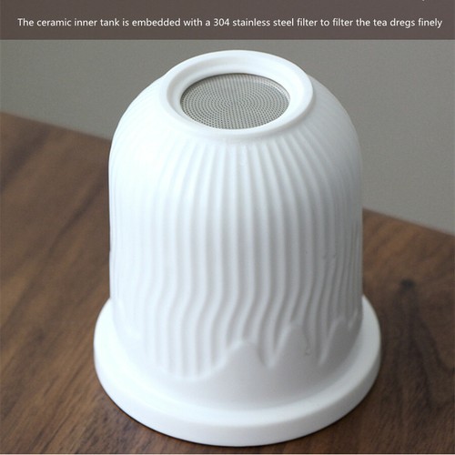 Chinesische Reise Tragbar Keramik Kung Fu Teetasse Teekanne Set Kreatives Puer Teeservice - Bild 7 von 8