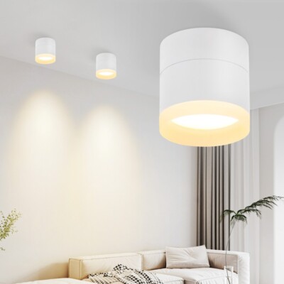 Weiß/Schwarz -LED -Downlight 5W kleine Deckenfleck GX53 warmes Weiß 3000k Flur