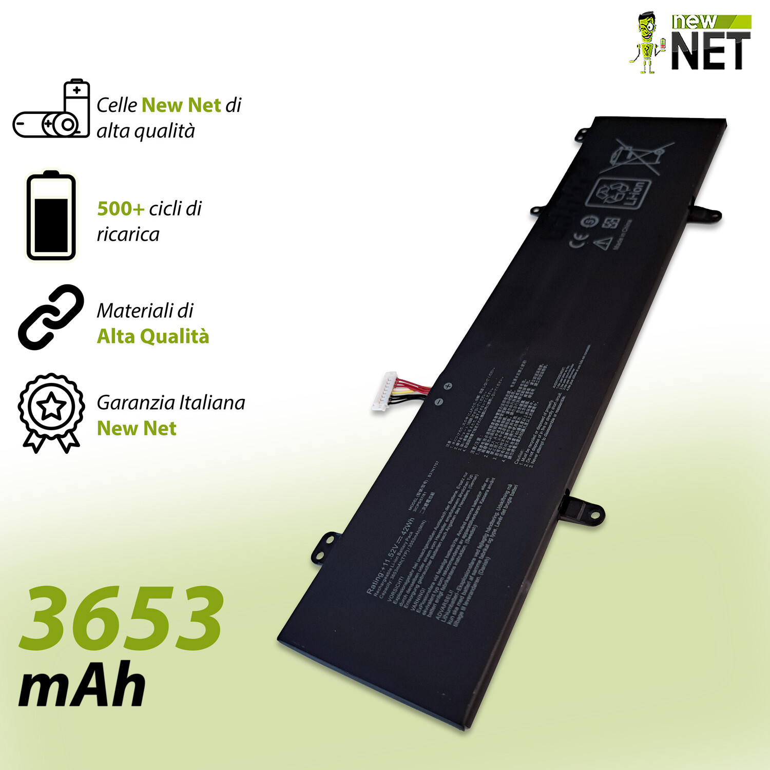Recensione Batteria ASUS B31N1707 11.52V 42Wh per VivoBook S14 - 4