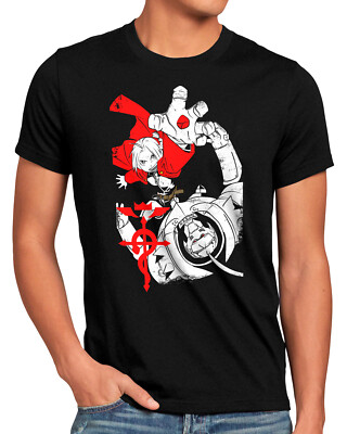 Brothers Of Alchemy Herren T-Shirt fullmetal japan roy brotherhood