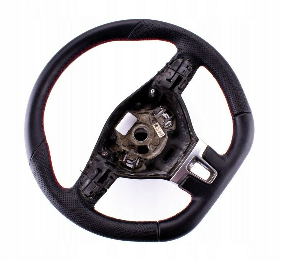 Sportlenkrad Lederlenkrad VW Passat B7 2010-2014 Bj NEU LEDERBEZUG Neu Beziehen - Bild 2 von 3