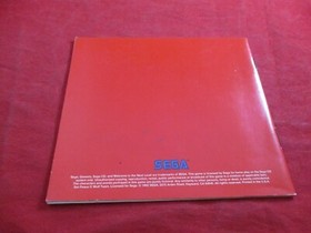 Sol-Feace Sega CD Instruction Manual Booklet ONLY