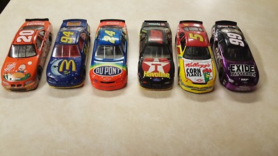 Six Model Race cars