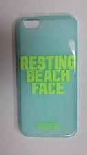Victoria's Secret ROSA iPhone 6/6S Goma Suave Gráfico Estuche Espuma de Mar Brillo