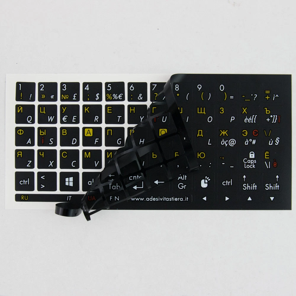 Adesivi Tastiera Russo Cirillico | Acquisti Online Su - Foto 7