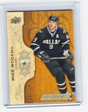 2018 2018-19 UPPER DECK ENGRAINED MIKE MODANO BASE CARD 047/299 44 DALLAS STARS