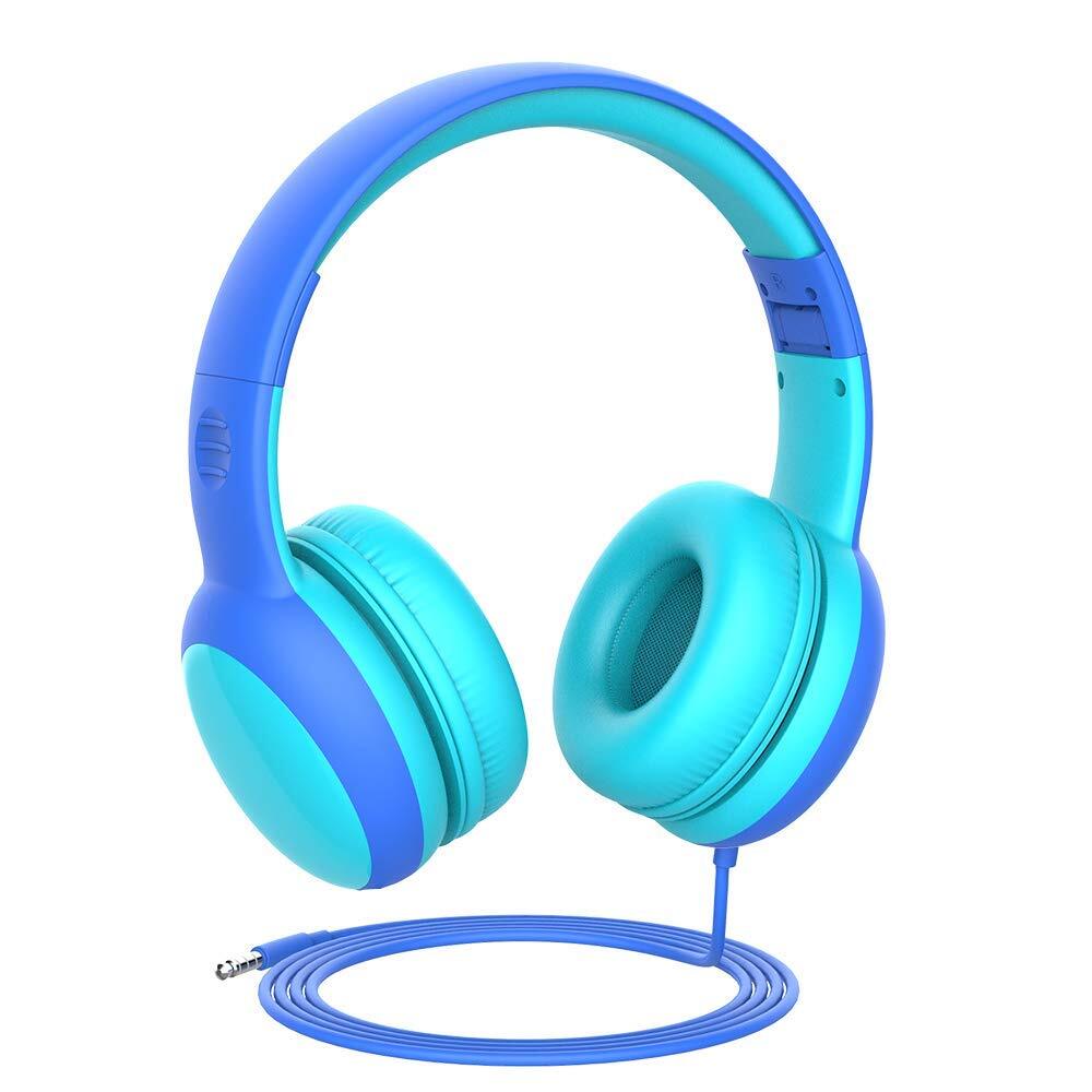 Kids Safe Headphones with Volume Limit for Toddlers Over Ear Comfort