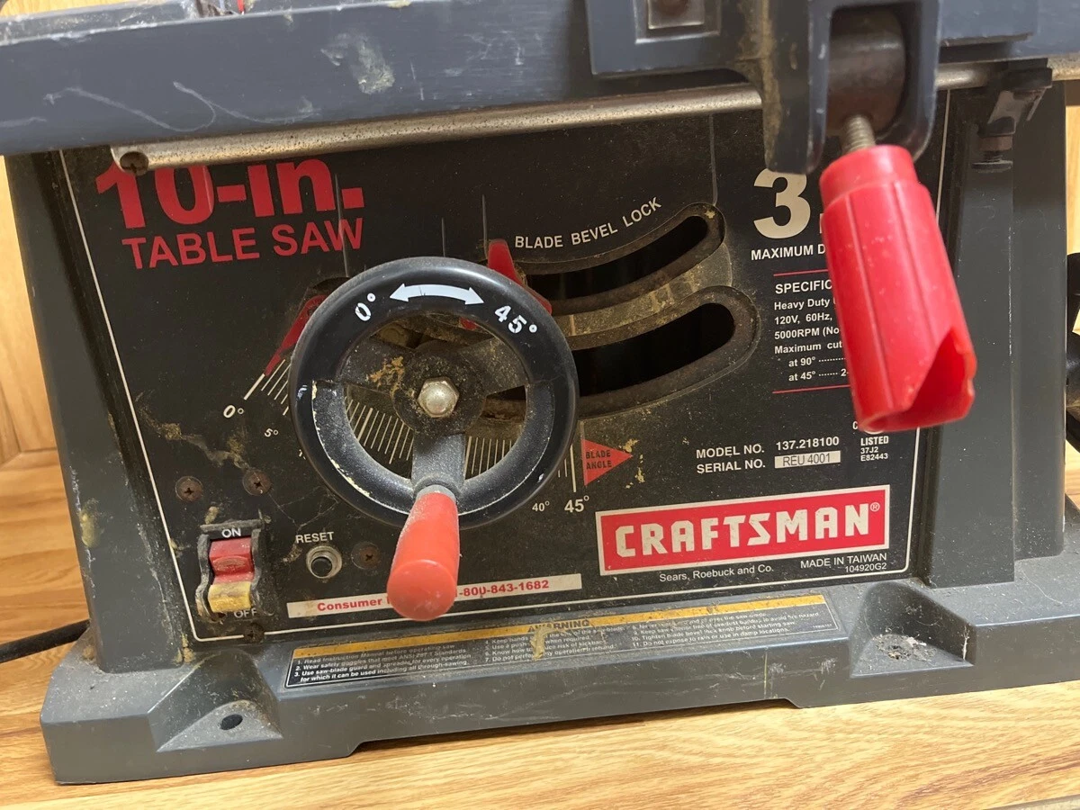 CRAFTSMAN 137.218100 MUST PICK UP IN STORE PSV005428