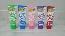 Crayola Bathtub Fingerpaint Soap, Red, Pink, Blue, purple and pink 3oz Each.